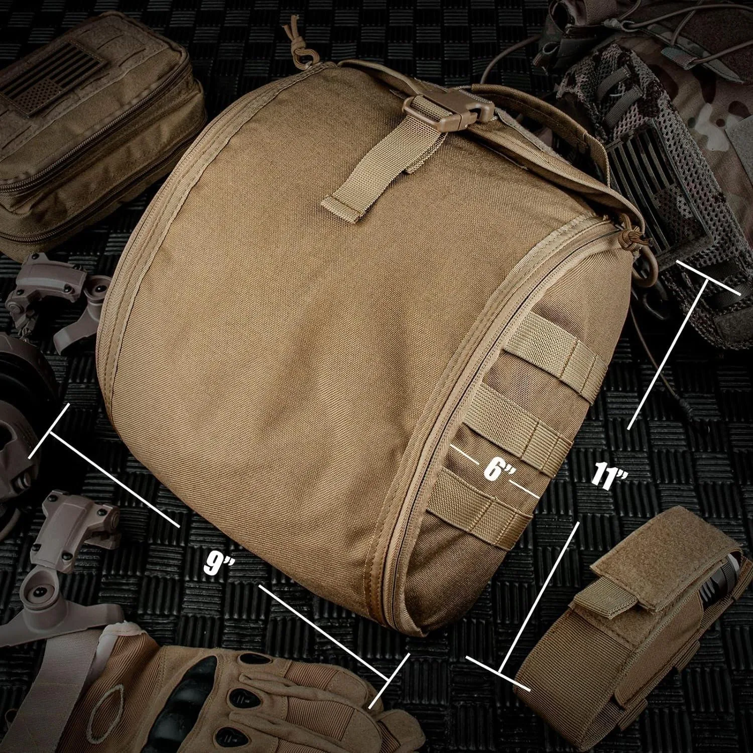 Nylon MOLLE Helmet Bag Tactical Wholesale