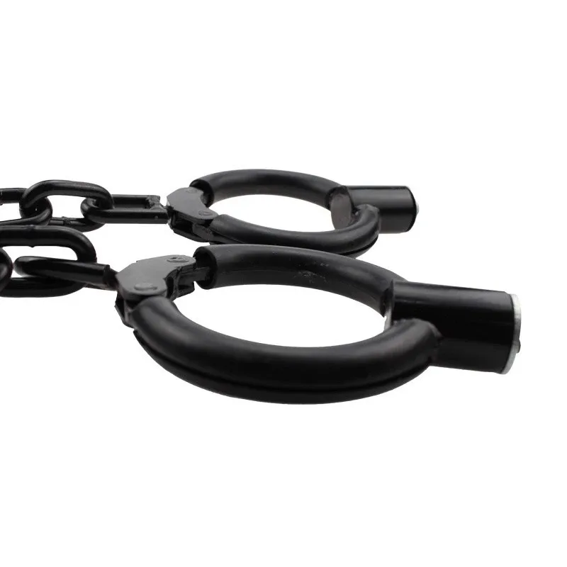 Nickel Plated Handcuffs and Legcuffs 2 in 1