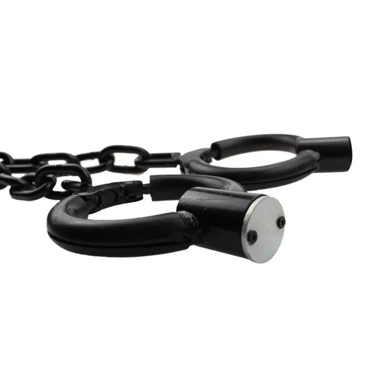 Nickel Plated Handcuffs and Legcuffs 2 in 1
