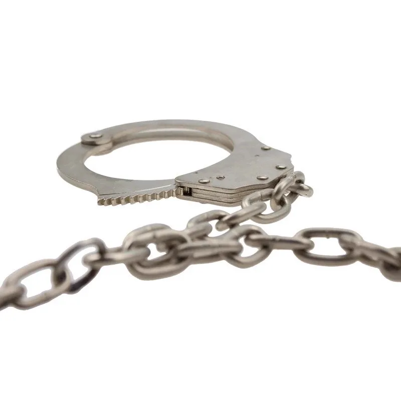 Nickel Plated Carbon Steel Handcuffs Legcuffs
