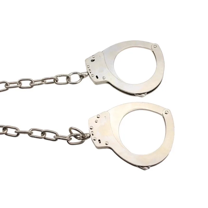 Nickel Plated Police Legcuffs Wholesale