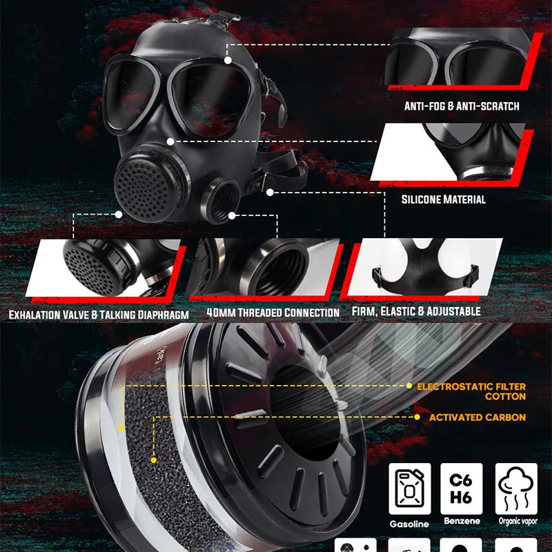 Tactical Survival Gas Mask Wholesale Factory