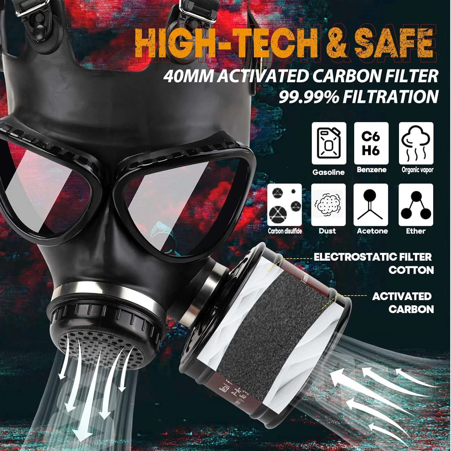 Tactical Survival Gas Mask Wholesale Factory