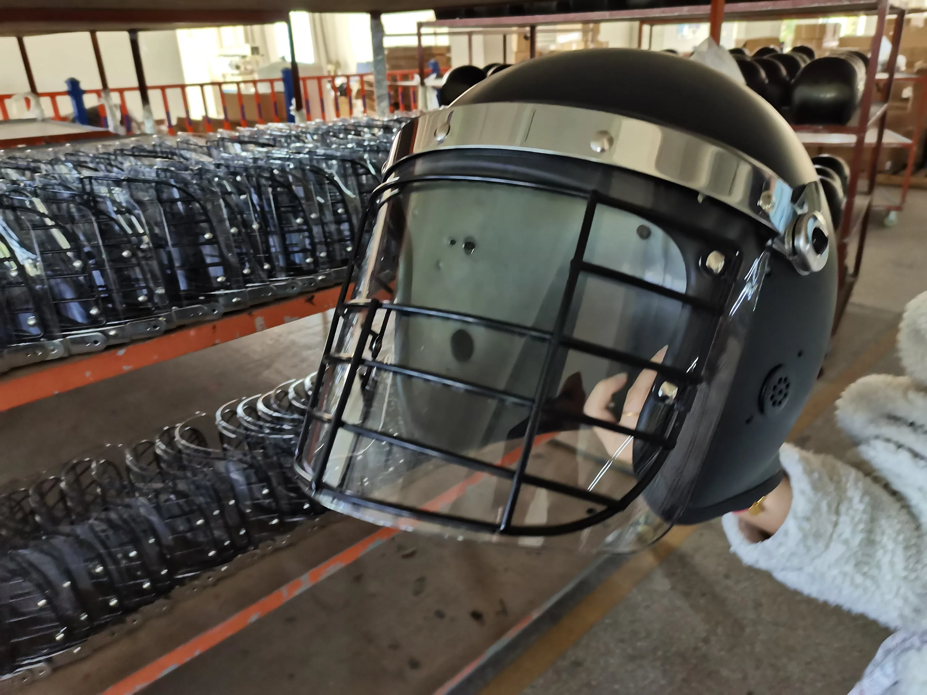 Steel Mesh Metal Face Shield Helmet Wholesale