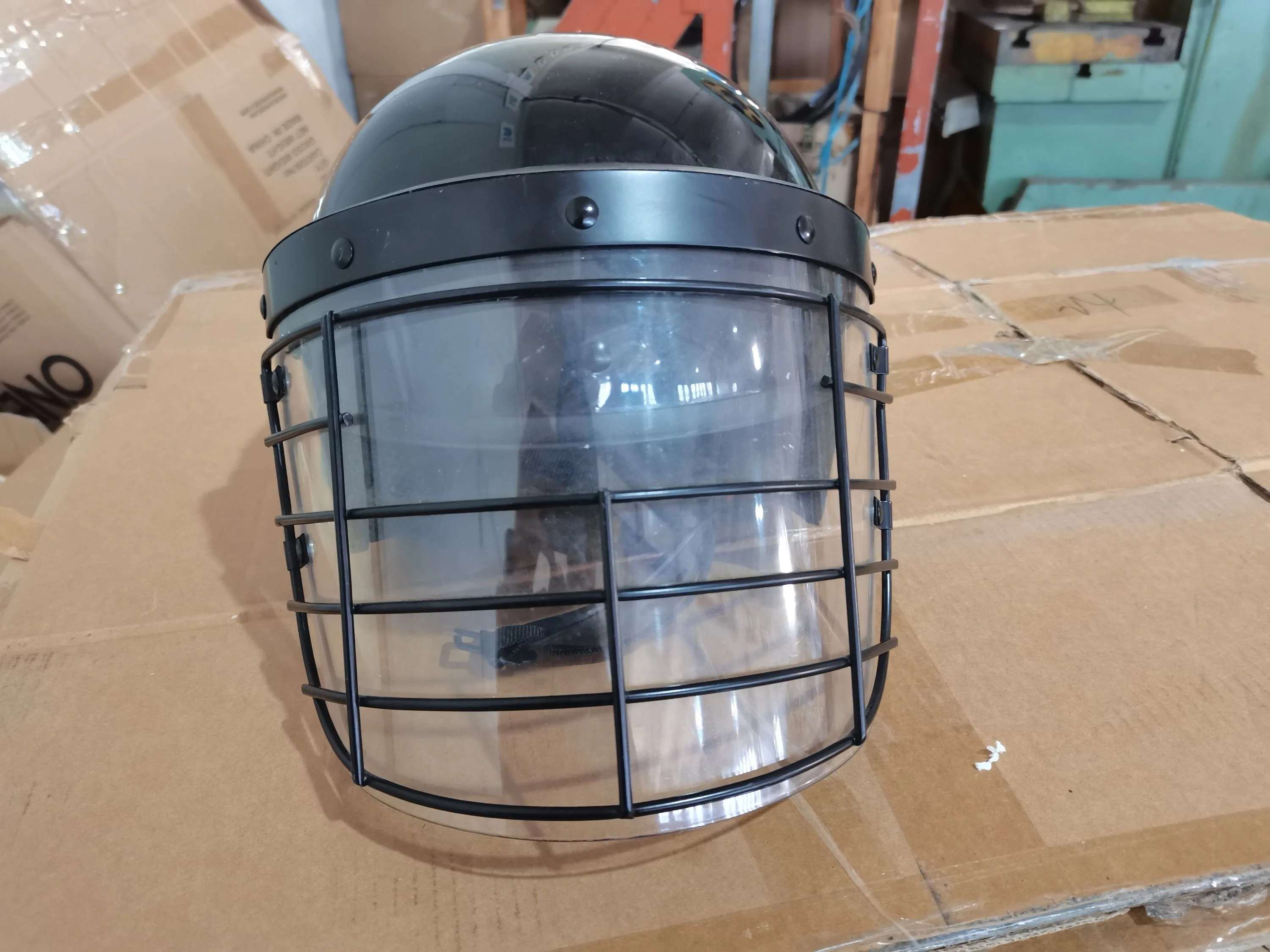 Steel Mesh Metal Face Shield Helmet Wholesale