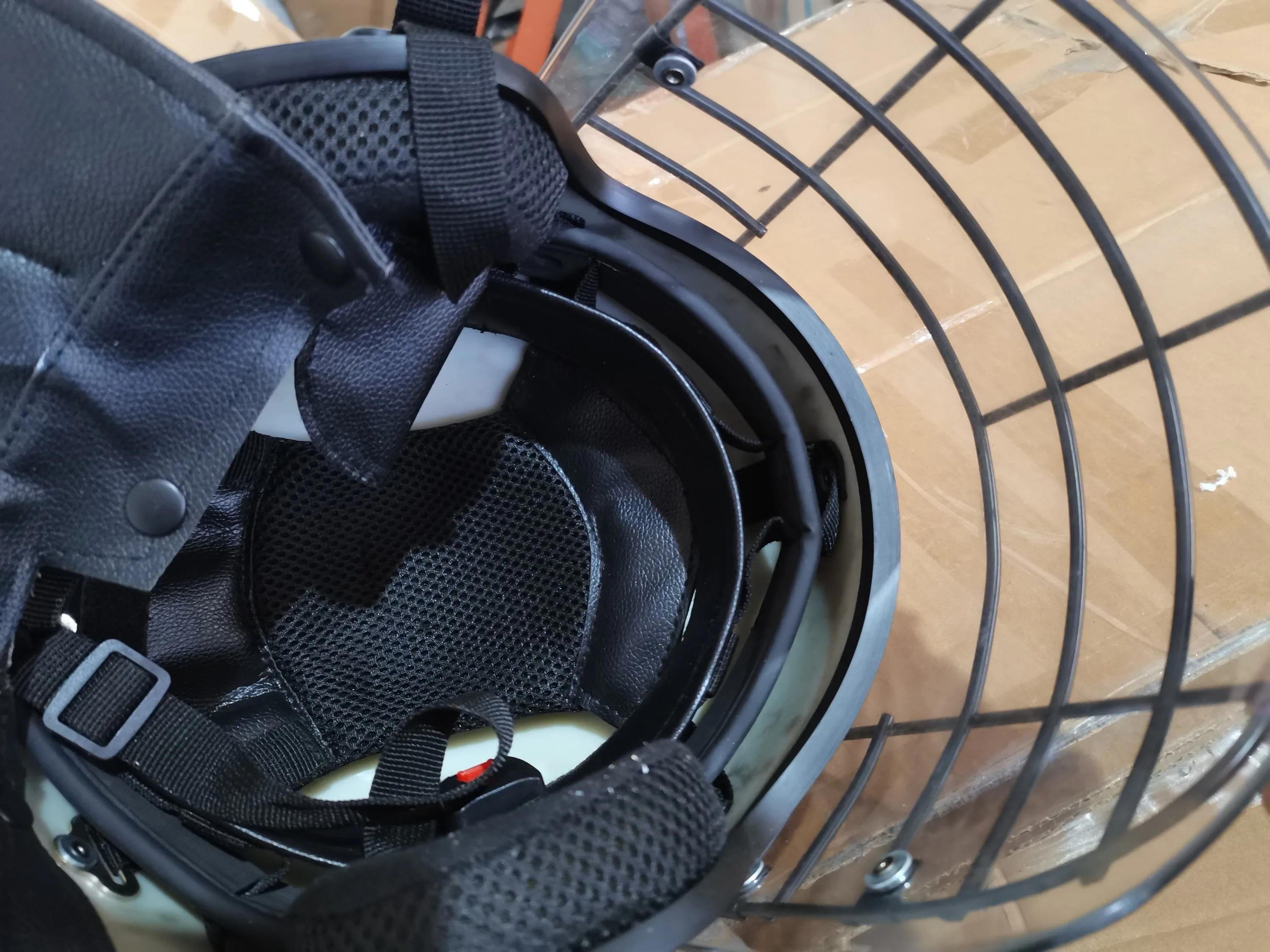 Steel Mesh Metal Face Shield Helmet Wholesale
