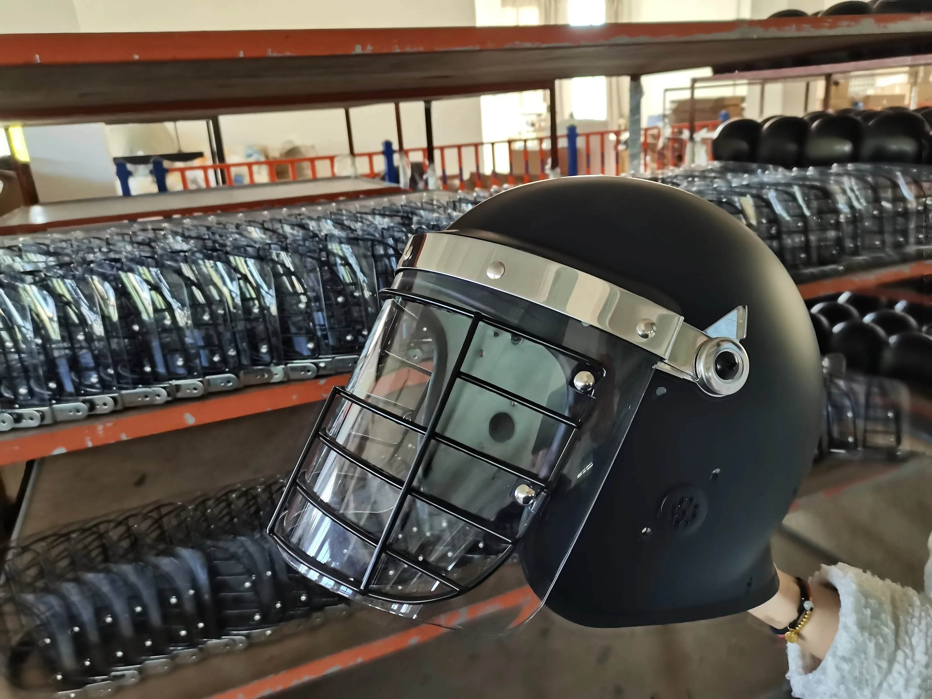 Steel Mesh Metal Face Shield Helmet Wholesale