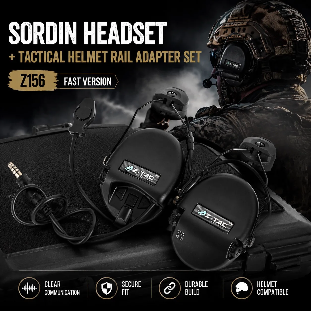 Sordin Style Tactical Headset Wholesale