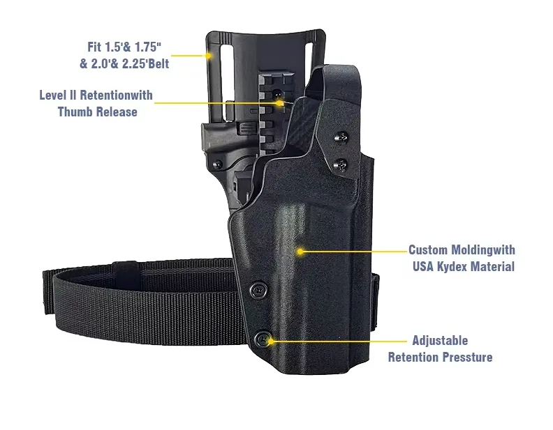 OWB Kydex Drop Leg Holster Tactical Wholesale