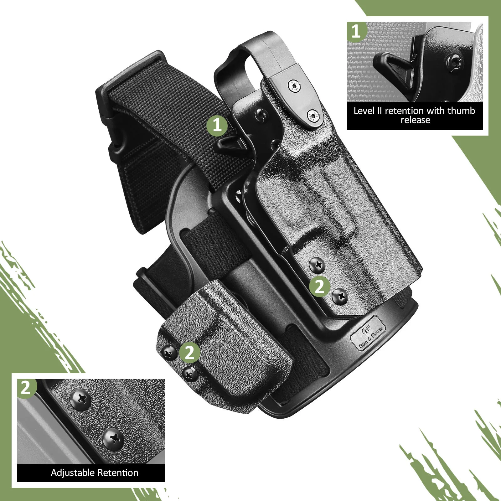 Duty G17 Holster With Single Mag Pouch Factory