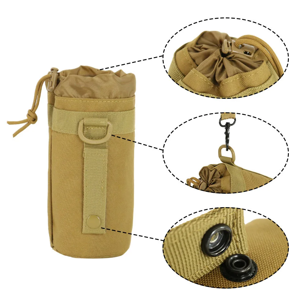 Water Bottle Pouch Drawstring MOLLE Wholesale