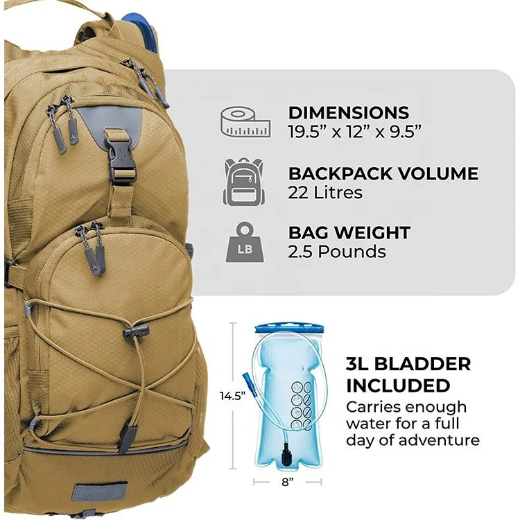 Coyote 600D Waterproof Hydration Wholesale