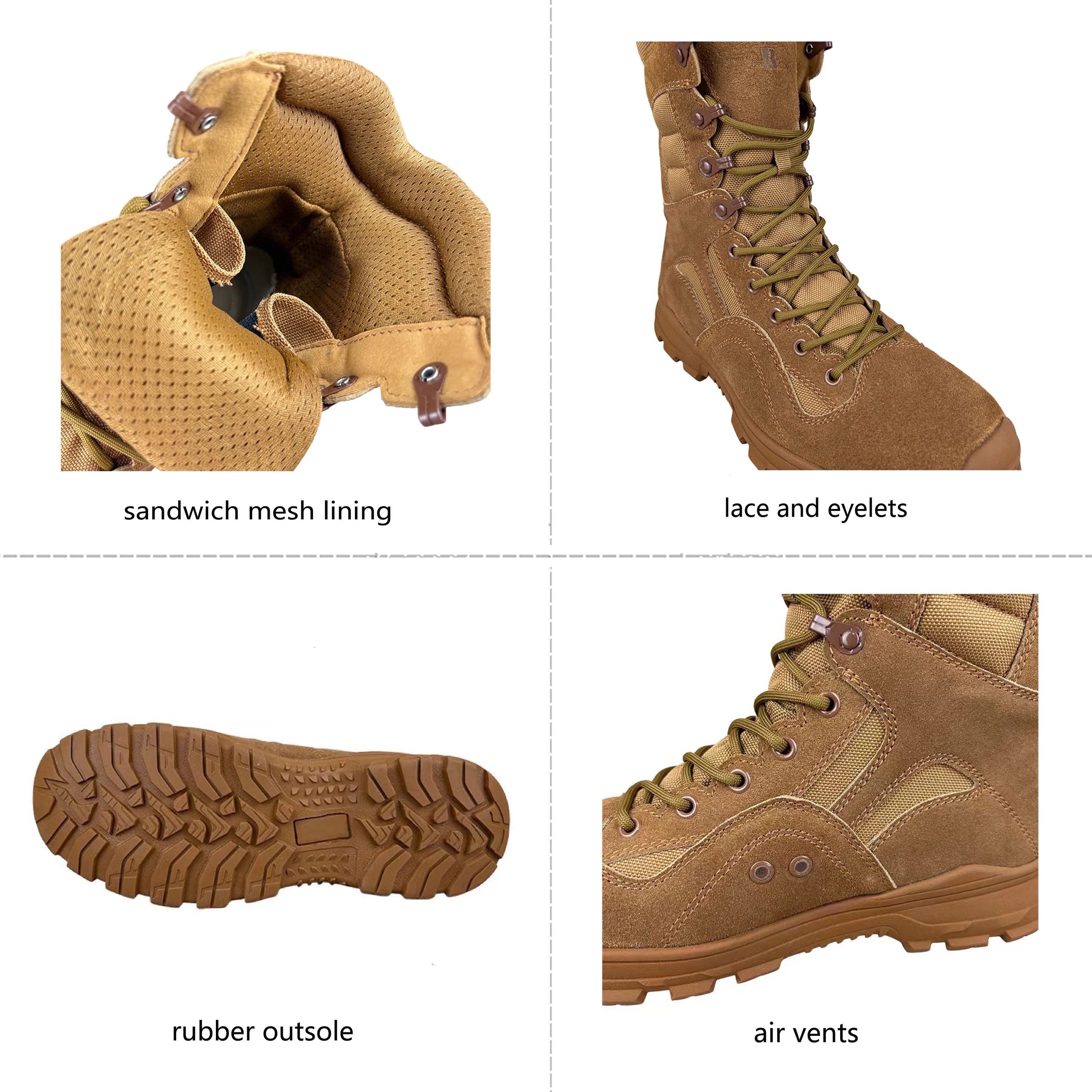 Breathable Tactical Work Boots Wholesale