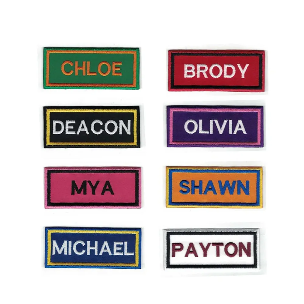 Embroidered Name Tape Factory Wholesale Custom
