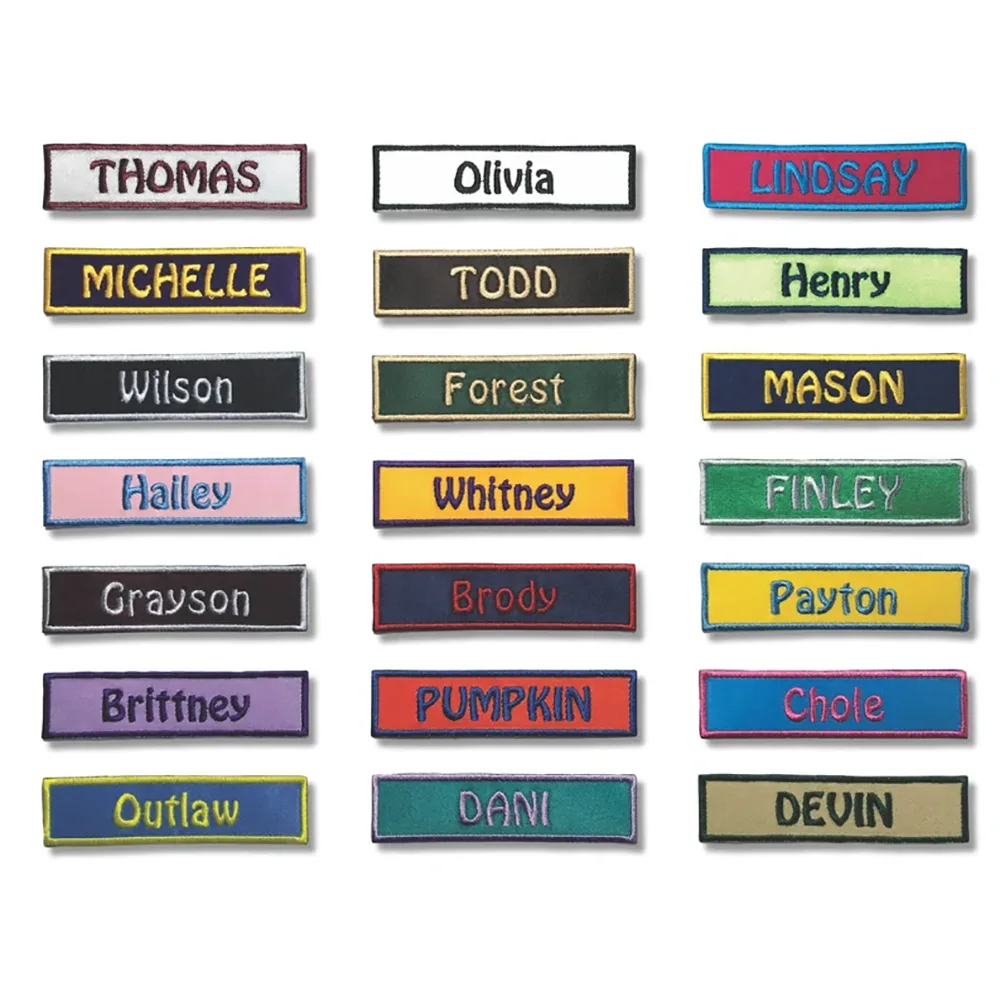 Embroidered Name Tape Factory Wholesale Custom