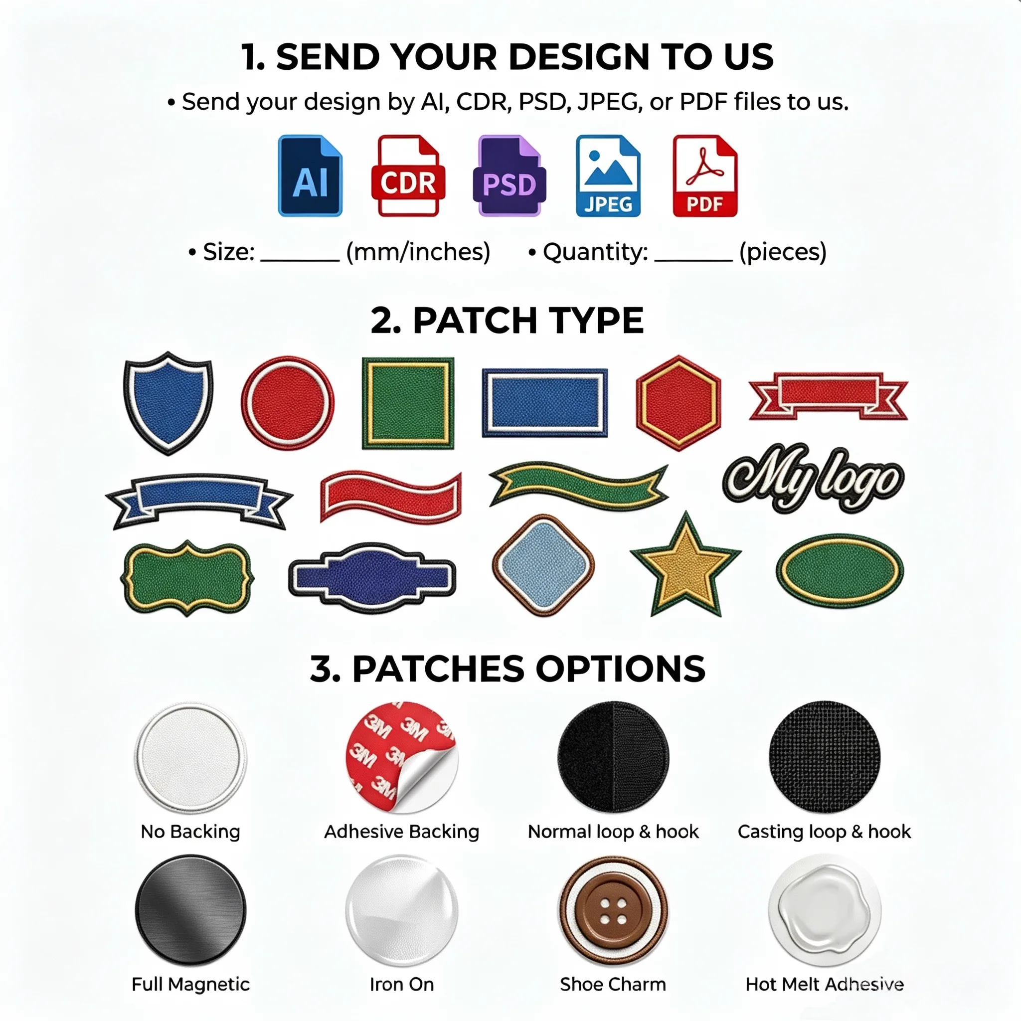 Custom Woven Name Patch Wholesale Supplier
