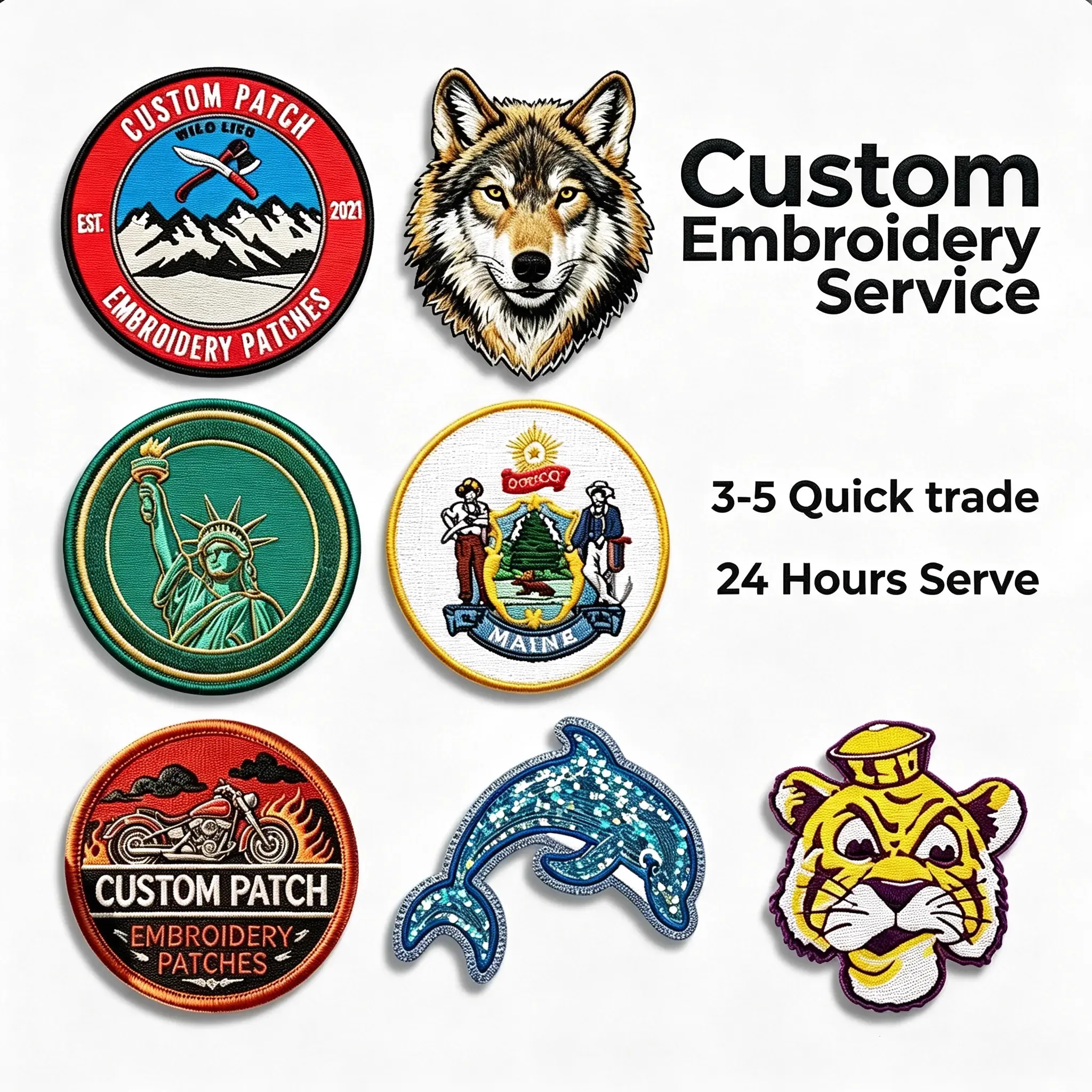 Custom Woven Name Patch Wholesale Supplier