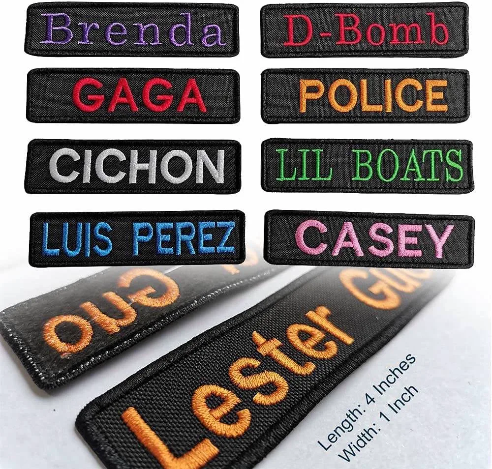 Tactical Morale Name Patch Wholesale Custom