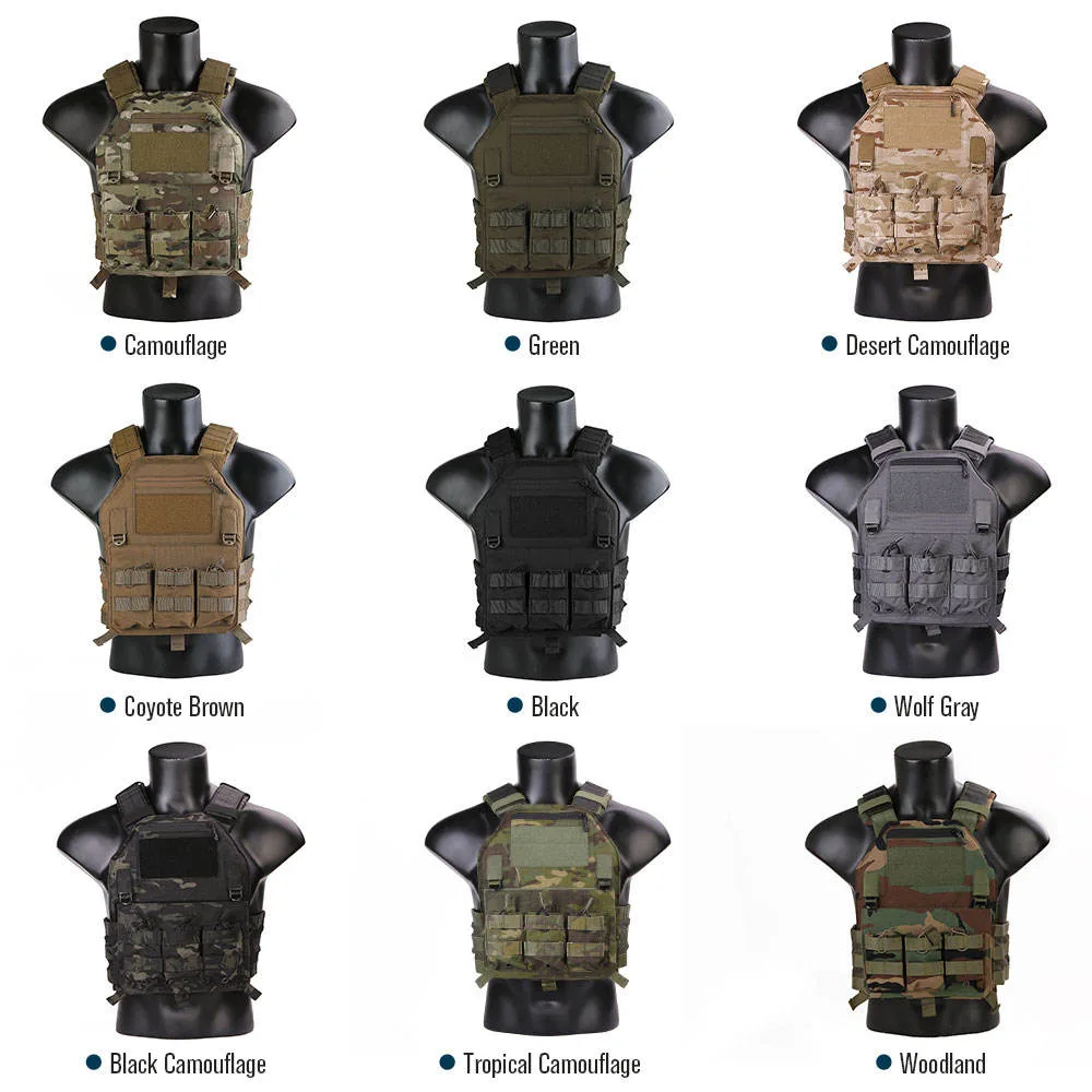 500D military Nylon Camo Plate Carrier Factory