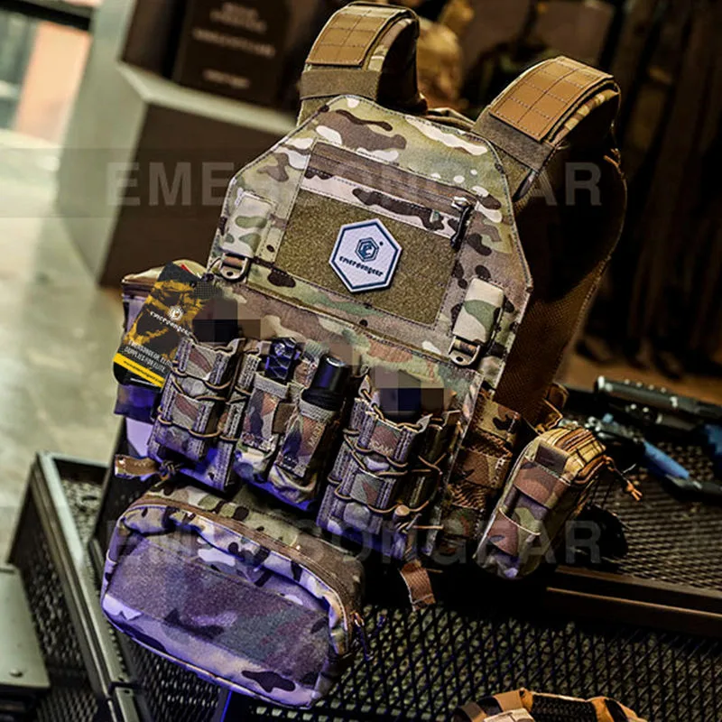 500D military Nylon Camo Plate Carrier Factory