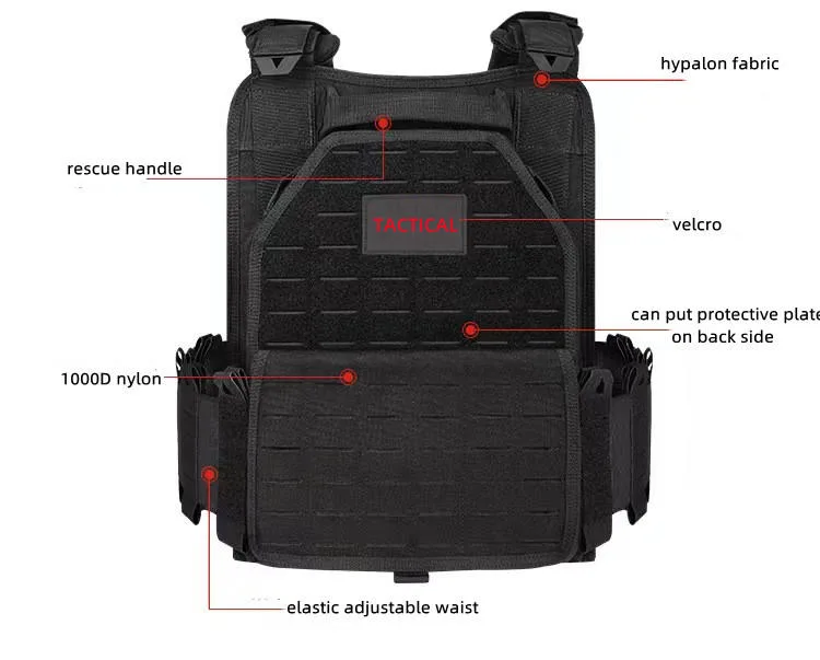 Heavy Duty 1000D Gray Plate Carrier Wholesale