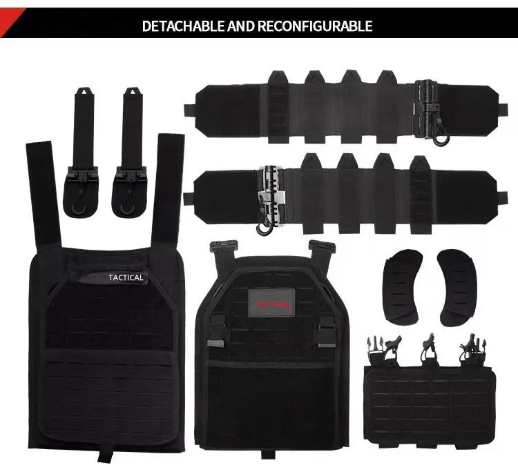 Heavy Duty 1000D Gray Plate Carrier Wholesale