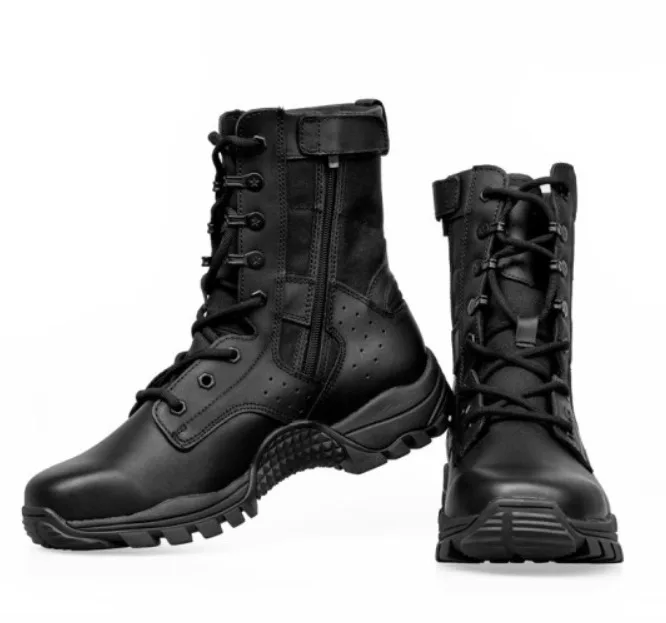 HBP912 Black Cow Leather Desert Boots Factory