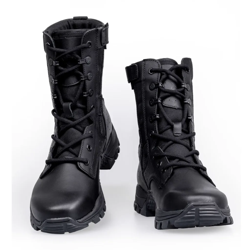 HBP912 Black Cow Leather Desert Boots Factory