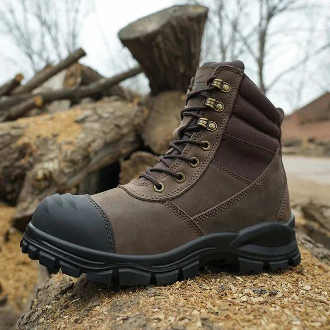 Full Grain Leather Anti Stab Boots Wholesale