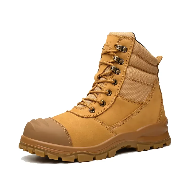 Full Grain Leather Anti Stab Boots Wholesale