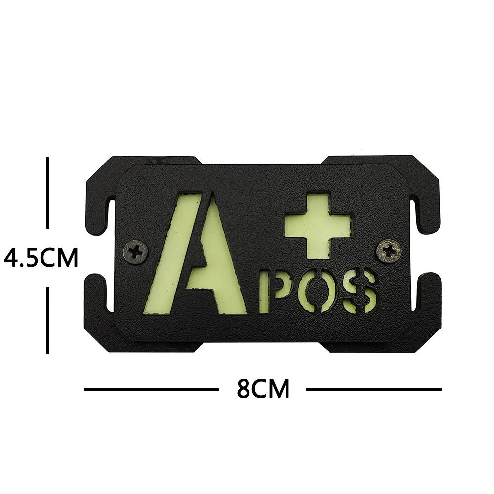 Blood Type Patch Wholesale Tactical ID Custom