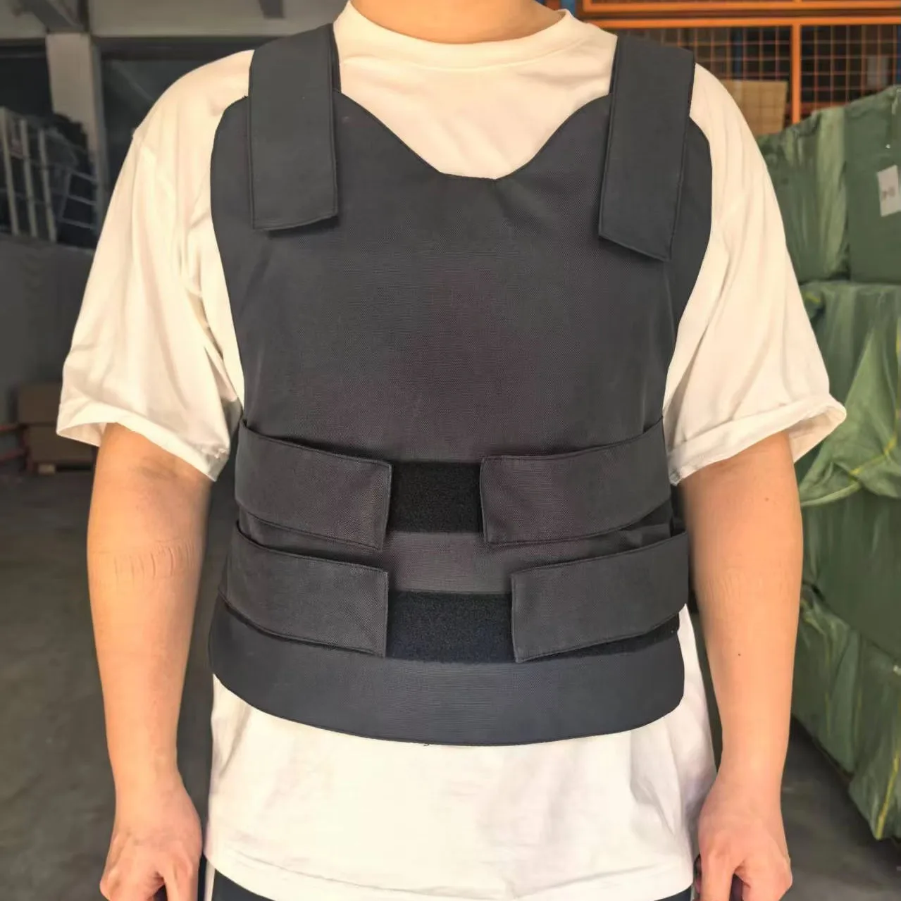 UHMWPE Aramid Hybrid Soft Armor Vest Wholesale