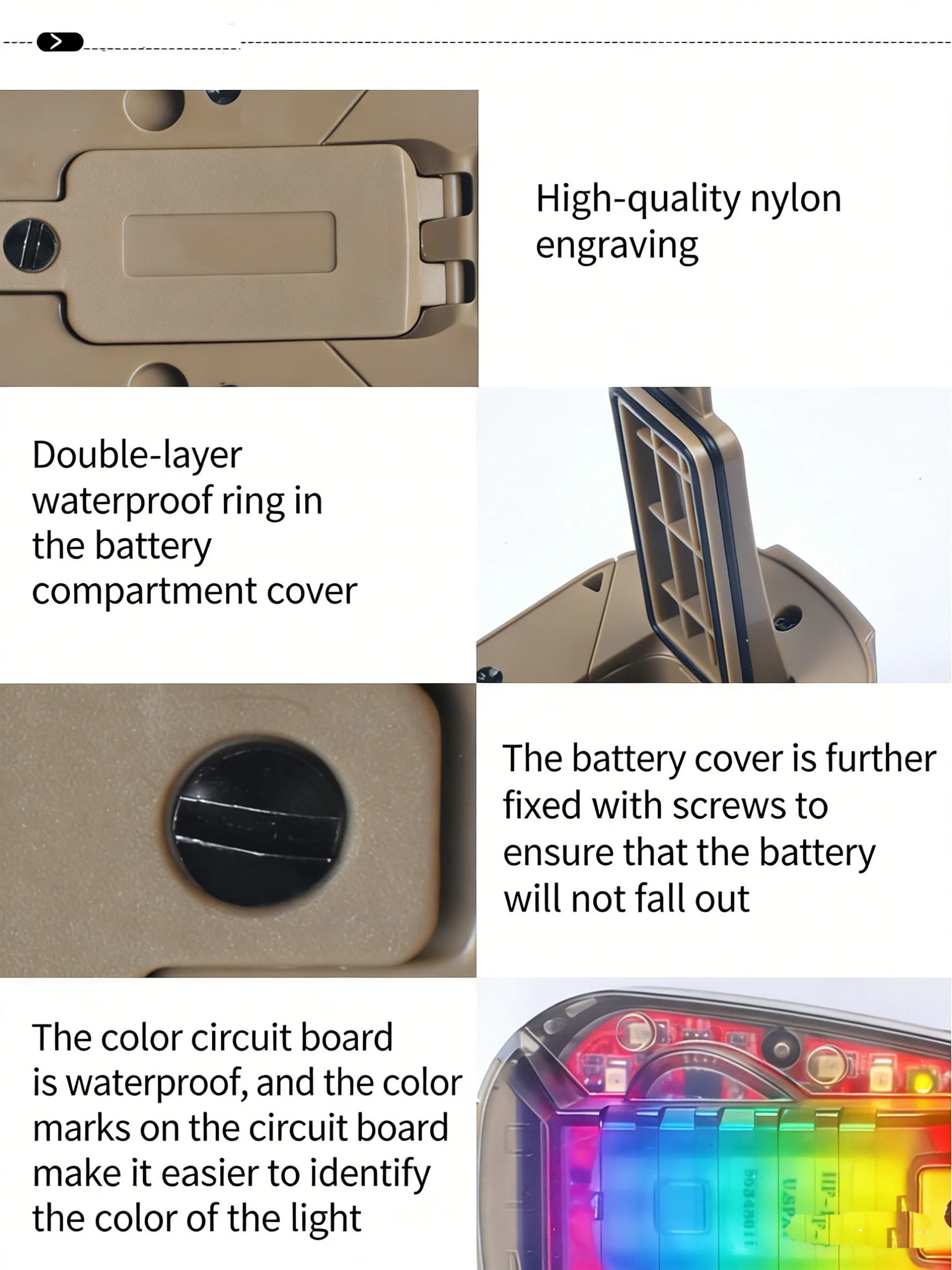 IR Strobe 5-Slot Helmet Light Wholesale