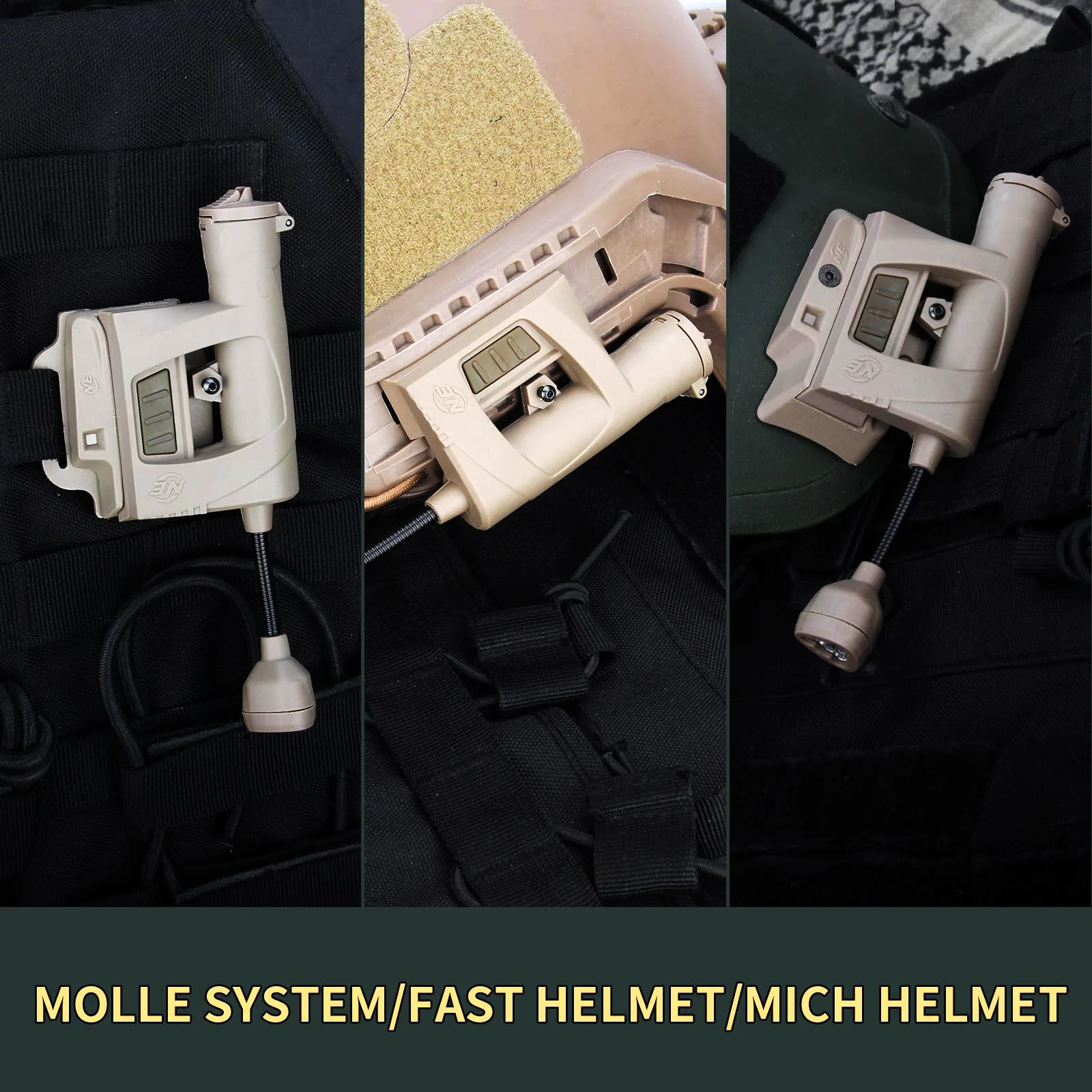 MPLS Tactical Helmet Light USB-C Wholesale
