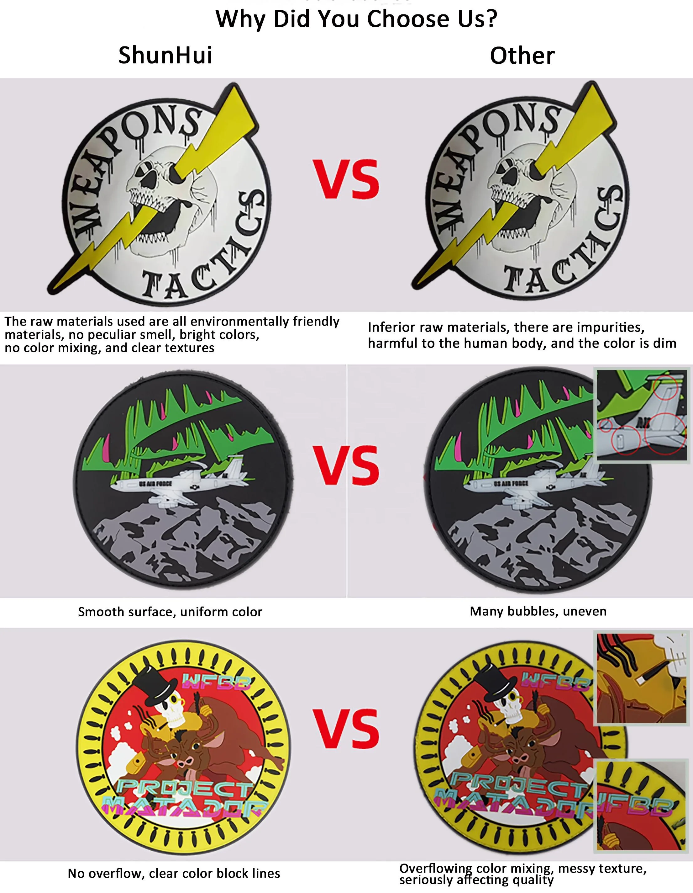 OEM Rubber Patch Factory Free Design Wholesale