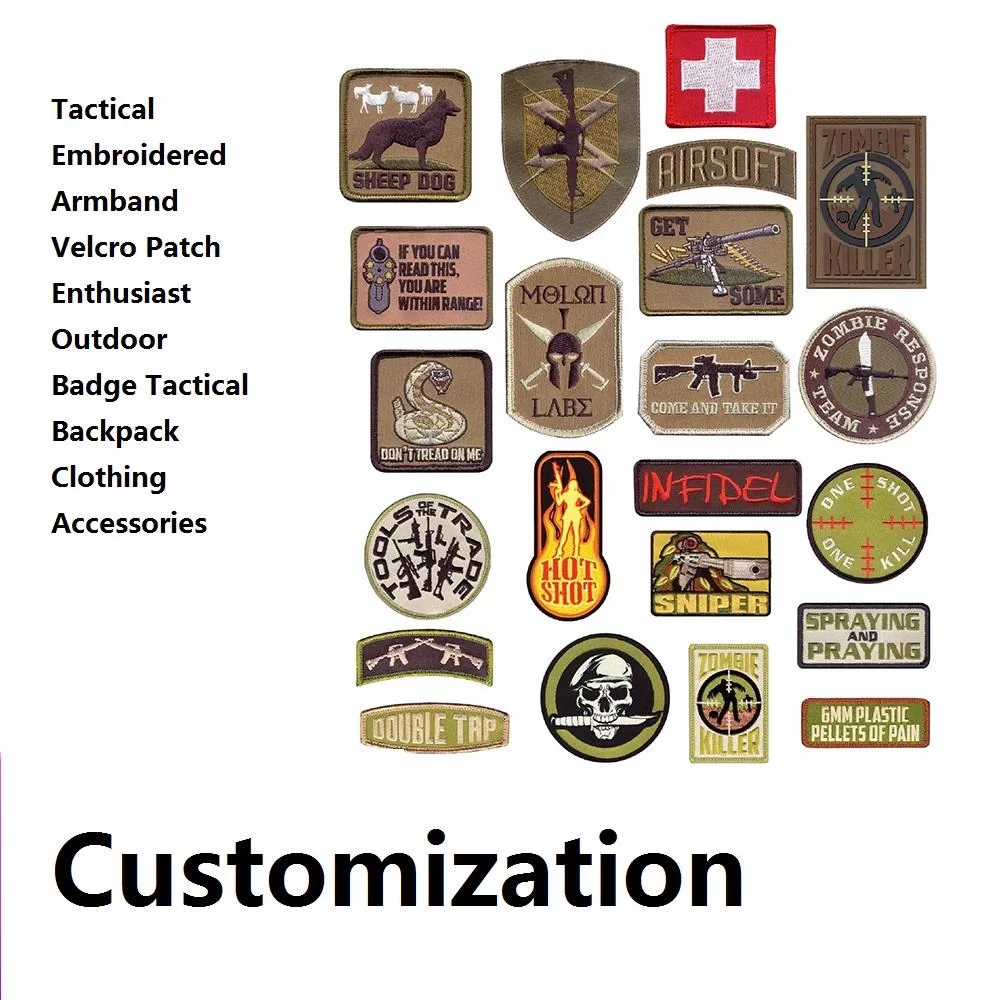 Embroidered Armband Velcro Patch Wholesale