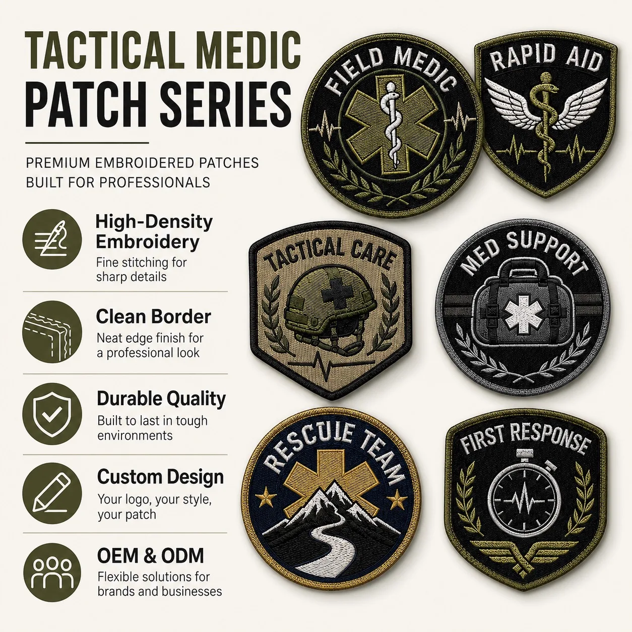 Tactical Medical Patch Wholesale Factory