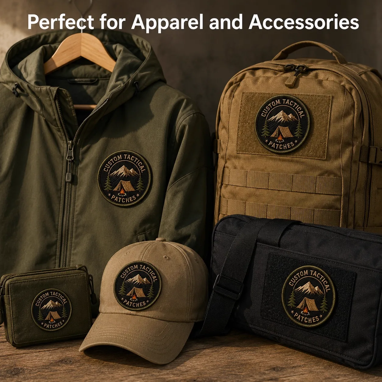 Tactical Camping Patch Custom Wholesale