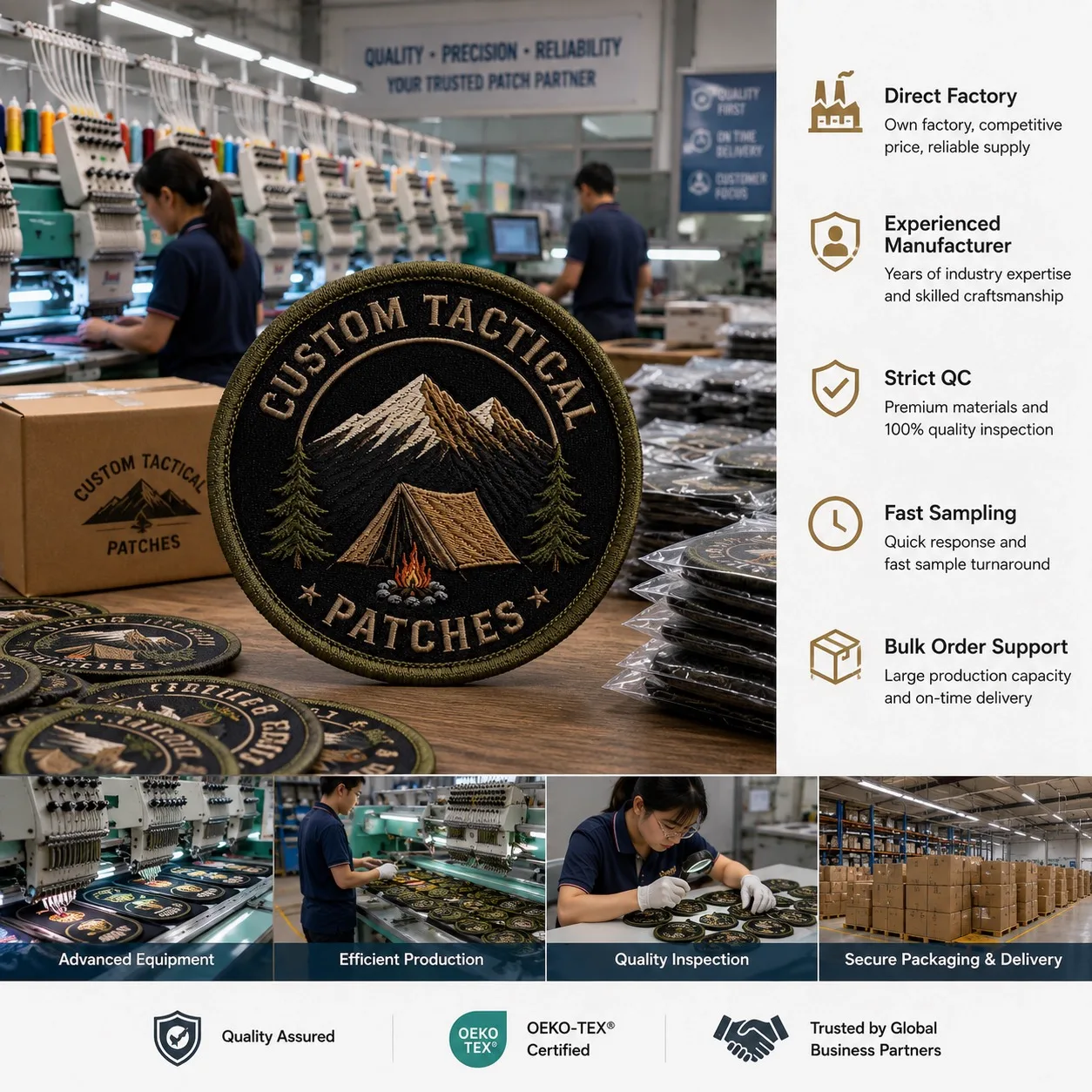 Tactical Camping Patch Custom Wholesale