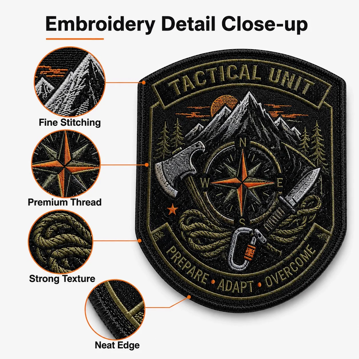 Tactical Shield Patch Wholesale Custom Factory