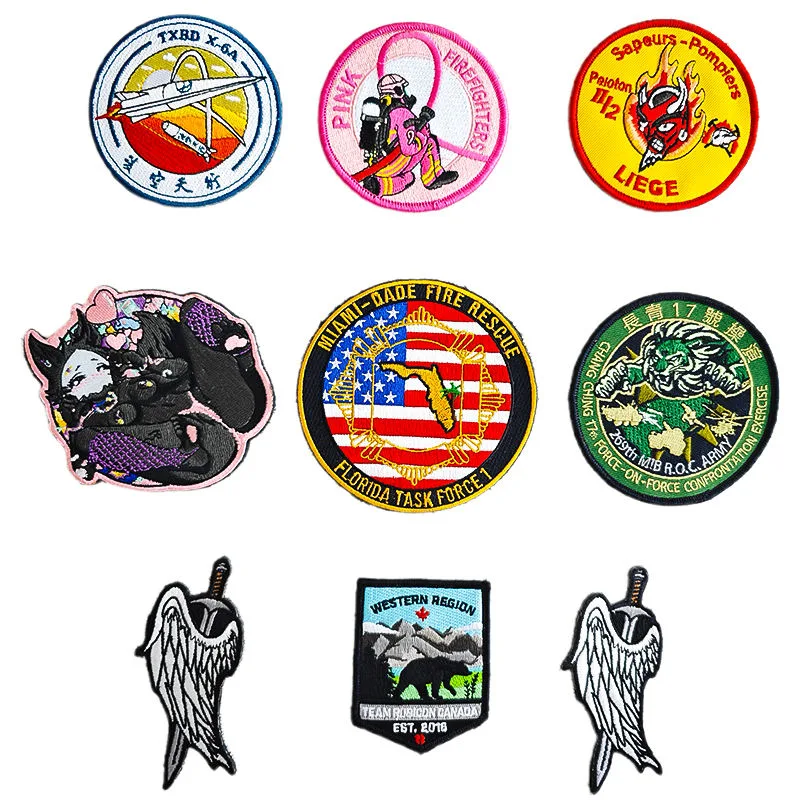 Embroidered Morale Patch Velcro Wholesale