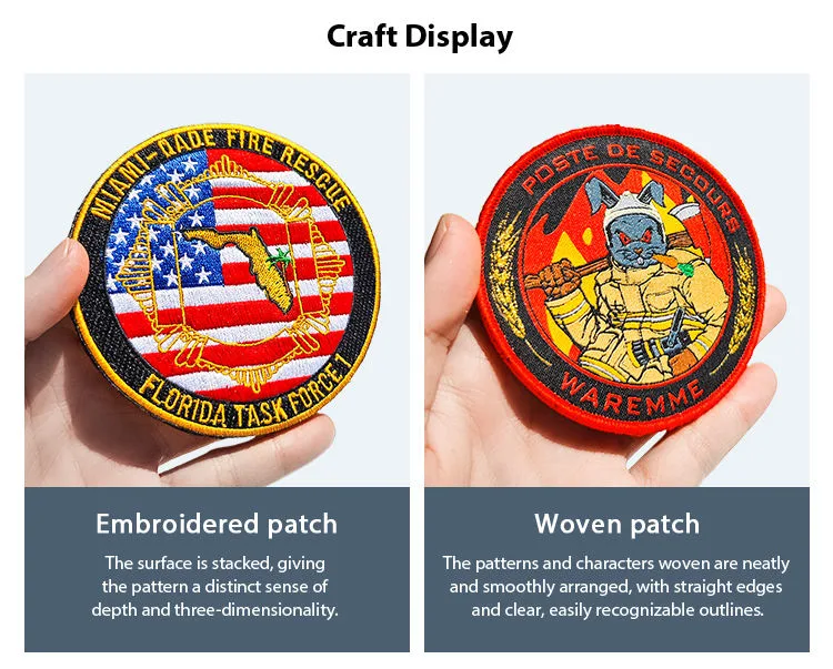 Embroidered Morale Patch Velcro Wholesale