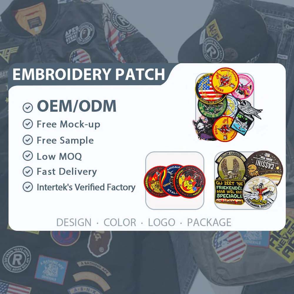 Embroidered Morale Patch Velcro Wholesale